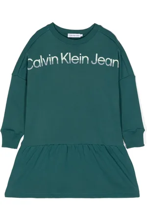 Calvin Klein Logo-print sweatshirt dress