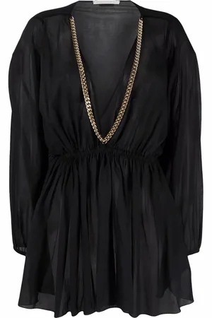 Stella McCartney Chain detail V-neck blouse