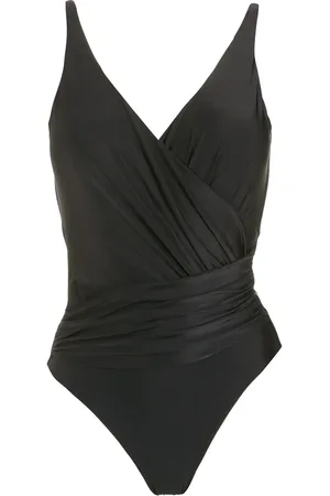 Lygia & Nanny Draped open-back swimsuit