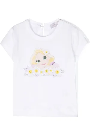 MONNALISA Graphic-print cotton T-shirt