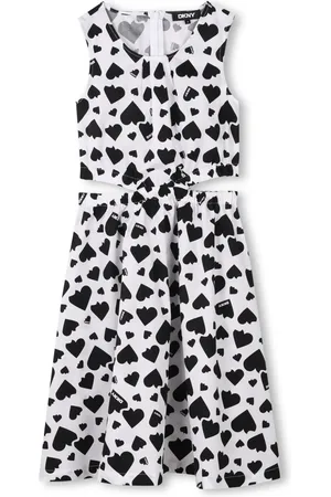 DKNY Heart of NY-print dress