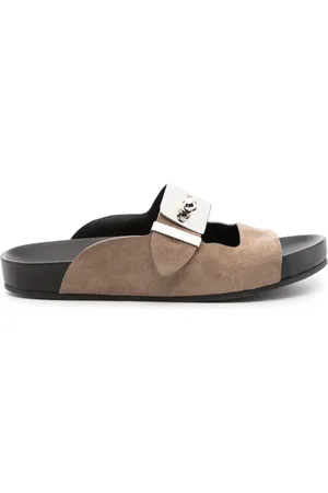Lanvin Side-buckle leather sandals