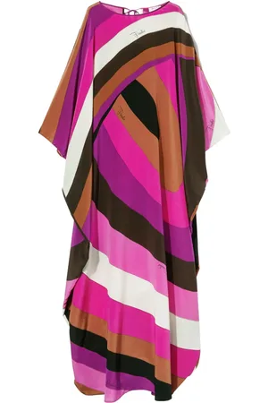 Puccini Iride-print silk kaftan