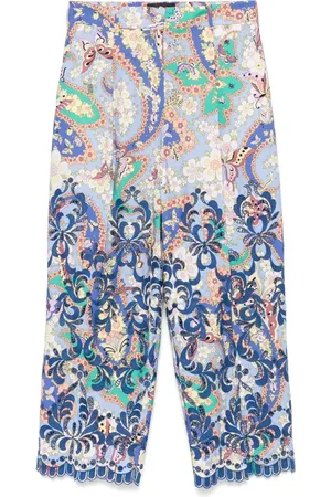 Etro Floral-print trousers