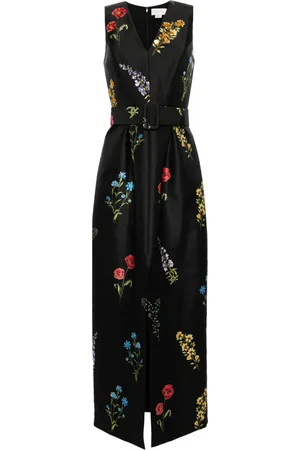 Sachin & Babi Marsden floral-print gown