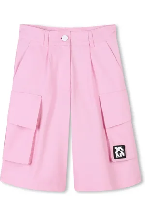 DKNY Logo-patch shorts