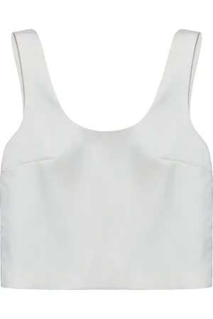 Self-Portrait Bonded satin vest