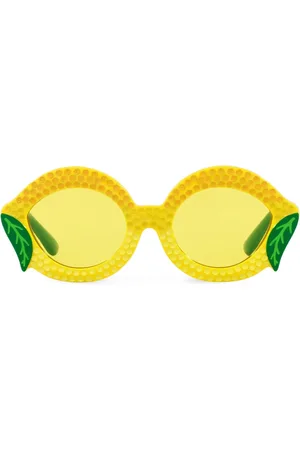 Dolce & Gabbana Farmer lemon-frame sunglasses
