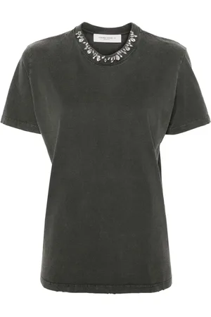 Golden Goose Crystal-embellished cotton T-shirt