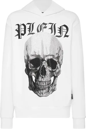 Philipp Plein Logo-print crystal-embellished hoodie