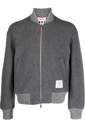 Thom Browne Fleece-wool bomber jacket
