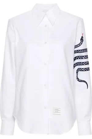 Thom Browne Snake 4-Bar cotton shirt