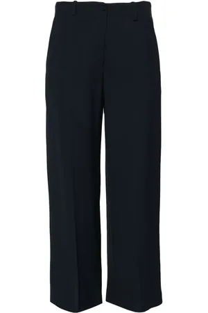 ERIKA CAVALLINI Straight-leg cropped trousers
