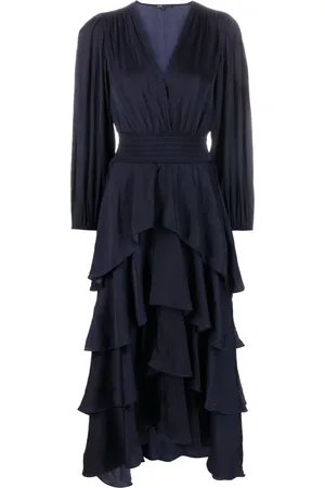 Maje Ruffled maxi dress