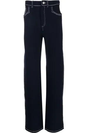 Barrie High-rise wide-leg trousers