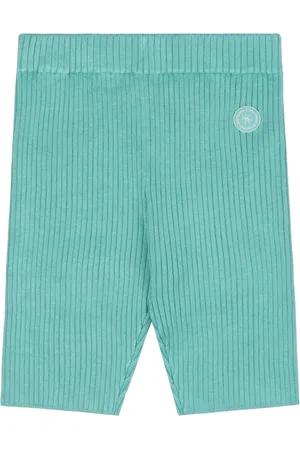 Sporty & Rich Logo-patch biker shorts