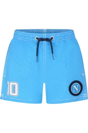 MC2 SAINT BARTH Logo-patch swim shorts