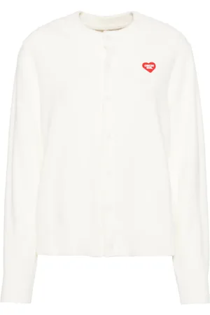 Chocoolate Logo patch cardigans