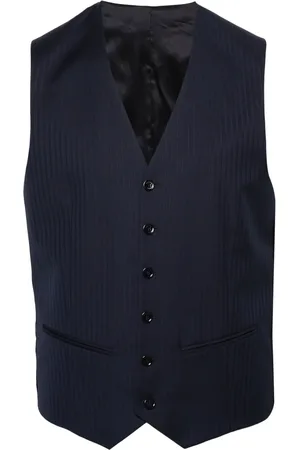 Fursac Striped virgin-wool waistcoat