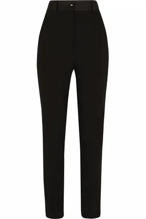 Dolce & Gabbana High-waisted tuxedo trousers