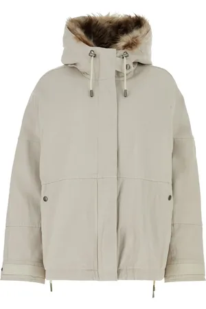 YVES SALOMON Detachable-hood padded parka