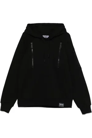 VERSACE Logo-patch hoodie