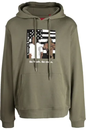 MOSTLY HEARD RARELY SEEN Graphic-print cotton hoodie
