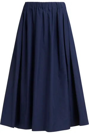 Marni A-line cotton midi skirt