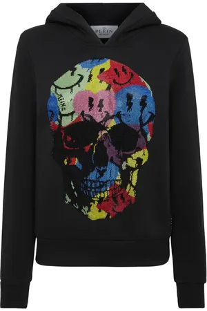 Philipp Plein Smile rhinestone-embellished hoodie