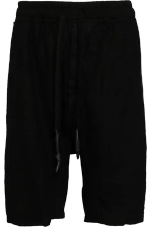 ISAAC SELLAM EXPERIENCE Drop-crotch cotton shorts