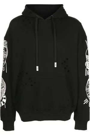 HACULLA Graphic-print distressed hoodie