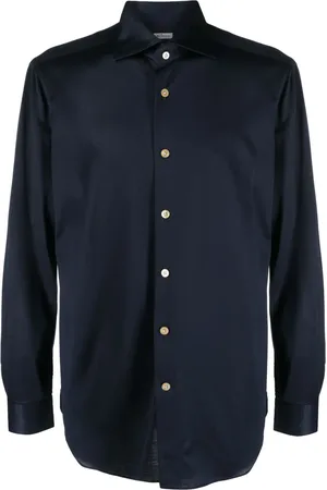 Kiton Slim-cut cotton shirt