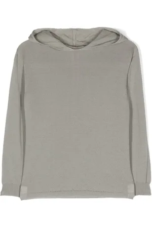 Rick Owens Fine-knit virgin wool hoodie