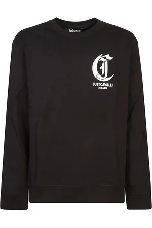 Roberto Cavalli Embroidered cotton sweatshirt