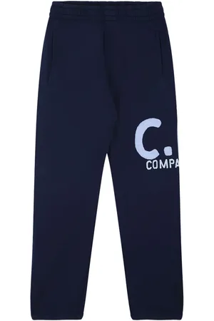 C.P. Company Logo-raised track pants