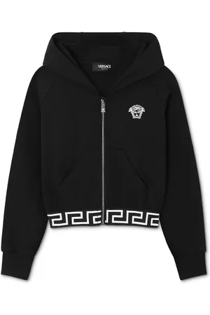 VERSACE Greca zip-up hoodie