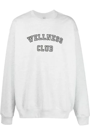Sporty & Rich Slogan-print cotton sweatshirt