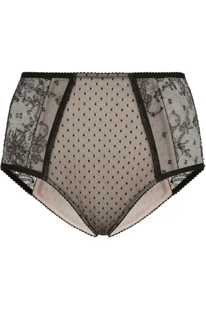 Dolce & Gabbana High-waisted lace briefs