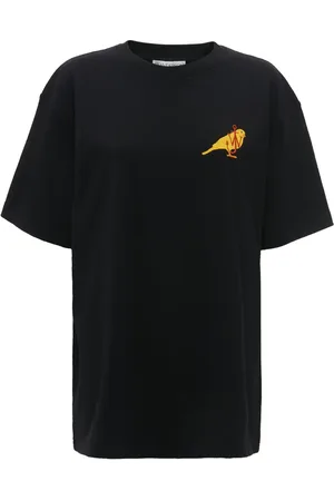 J.W.Anderson Logo-embroidered organic cotton T-shirt