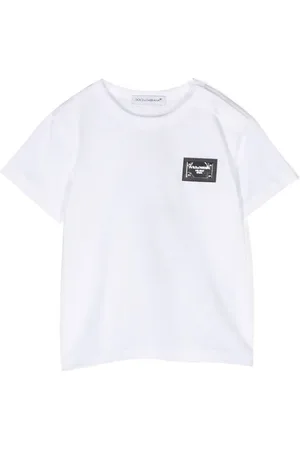 Dolce & Gabbana Logo plaque cotton T-shirt