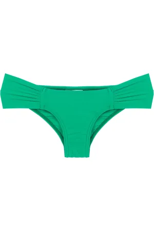 AMIR SLAMA Gathered low-waisted bikini bottoms
