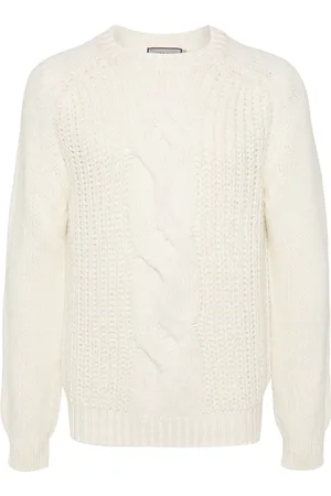 CANALI Braided ribbed sweater