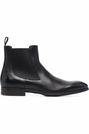 santoni Leather Chelsea boots