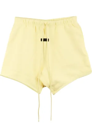 FEAR OF GOD Logo-patch drawstring-waist track shorts