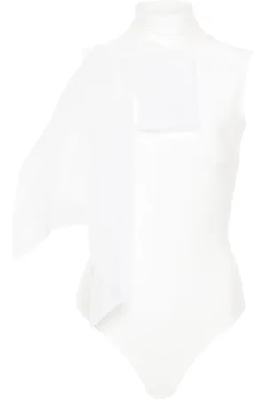 Atu Body Couture Draped-detail bodysuit