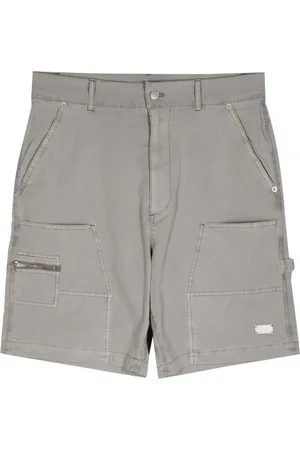 Izzue Logo-plaque stretch-cotton shorts