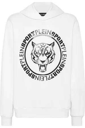 Philipp Plein Carbon Tiger cotton-blend hoodie