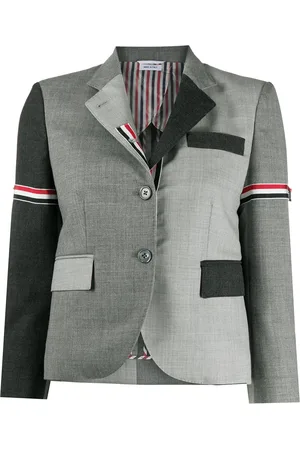 Thom Browne Fun-Mix 2ply fresco panelled blazer