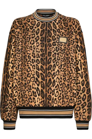 Dolce & Gabbana Leopard-print cotton sweatshirt