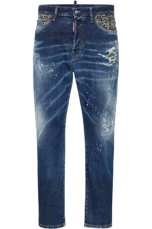 Dsquared2 Distressed straight-leg jeans